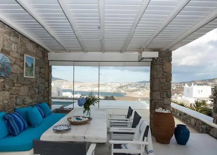 Chic In Kanalia W Panoramic Ocean Views * Ornos (Mykonos)