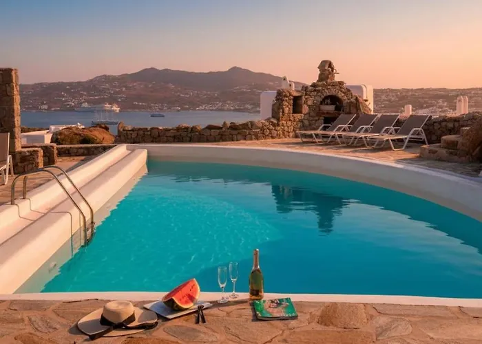 Chic In Kanalia W Panoramic Ocean Views Tatil Evi *